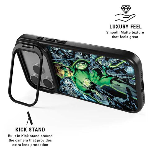 DC Comics Green Lantern Blackest Night, Vol 1 Cover by Ivan Reis iPhone 17 Pro Kickstand Case