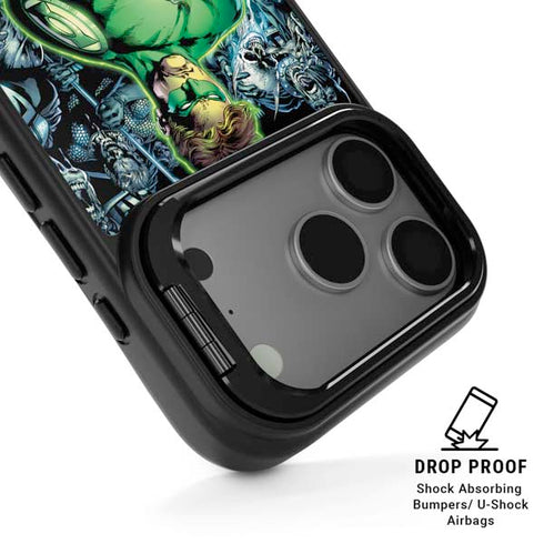 DC Comics Green Lantern Blackest Night, Vol 1 Cover by Ivan Reis iPhone 17 Pro Kickstand Case