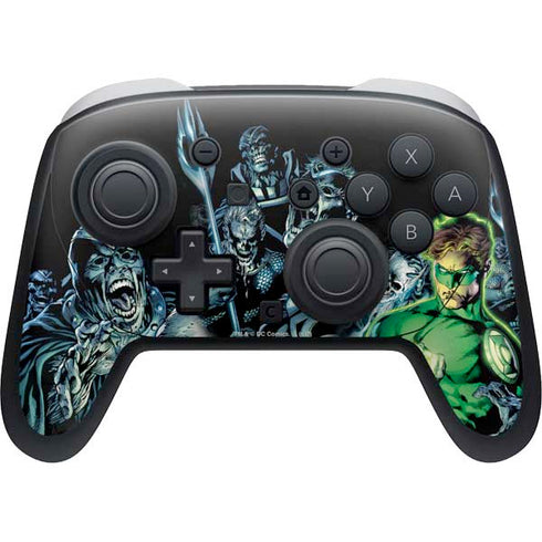 DC Comics Green Lantern Blackest Night, Vol 1 Cover by Ivan Reis Nintendo Switch 2 (2025) Pro Controller Skin