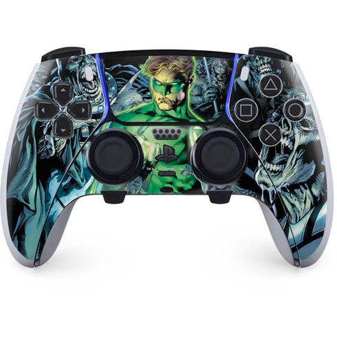 DC Comics Green Lantern Blackest Night, Vol 1 Cover by Ivan Reis PS5 DualSense Edge Pro Controller Skin