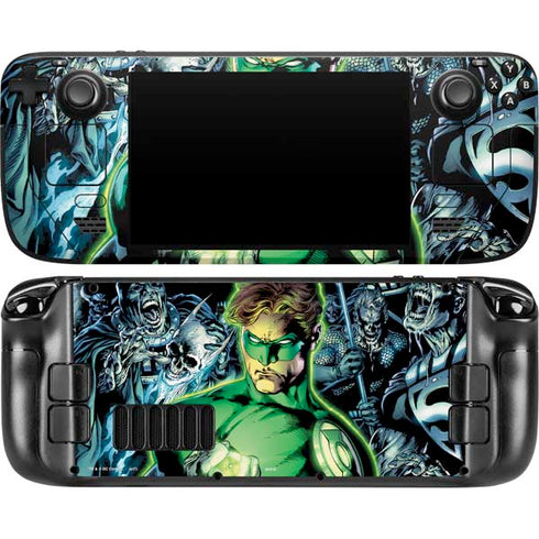 DC Comics Green Lantern Blackest Night, Vol 1 Cover by Ivan Reis Steam Deck Handheld Gaming Computer OLED Skin