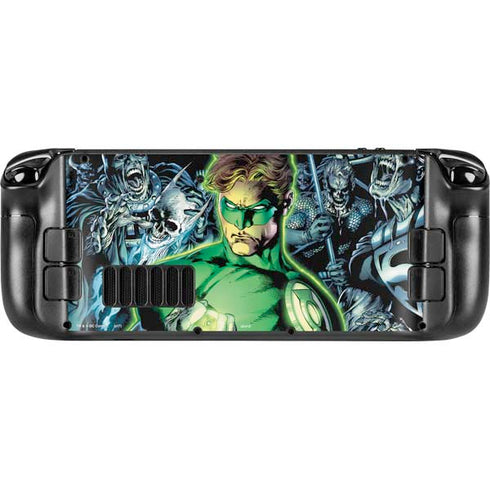 DC Comics Green Lantern Blackest Night, Vol 1 Cover by Ivan Reis Steam Deck Handheld Gaming Computer OLED Skin