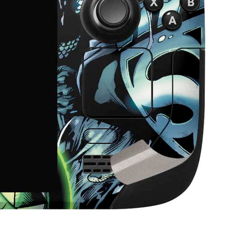 DC Comics Green Lantern Blackest Night, Vol 1 Cover by Ivan Reis Steam Deck Handheld Gaming Computer OLED Skin