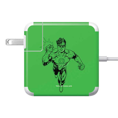 DC Comics Green Lantern Comic Pop 85W Power Adapter (15 and 17 inch MacBook Pro Charger) Skin