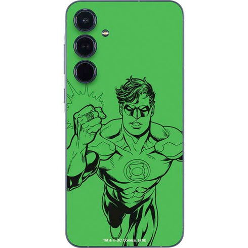 DC Comics Green Lantern Comic Pop Galaxy A55 5G Skin