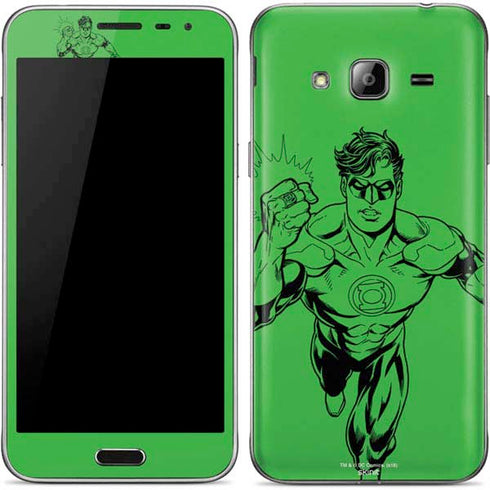 DC Comics Green Lantern Comic Pop Galaxy J3 Skin