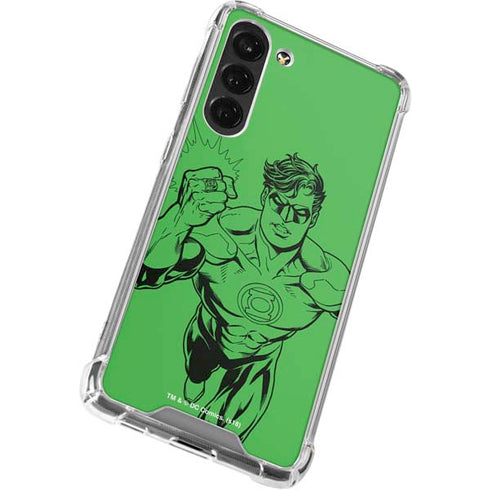 DC Comics Green Lantern Comic Pop Galaxy S24 FE Clear Case