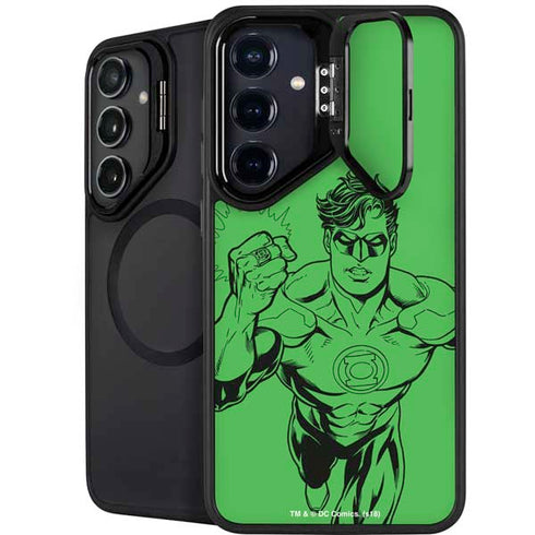 DC Comics Green Lantern Comic Pop Galaxy S25 Plus Kickstand Case