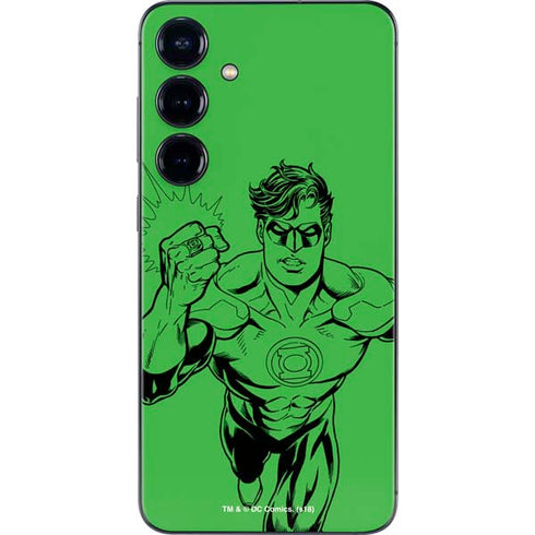 DC Comics Green Lantern Comic Pop Galaxy S25 Plus Skin