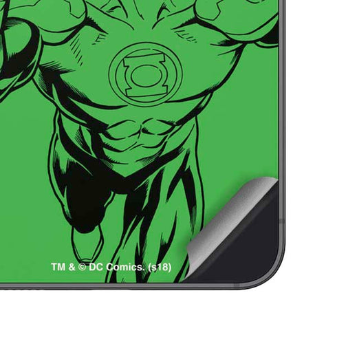 DC Comics Green Lantern Comic Pop Galaxy S25 Plus Skin