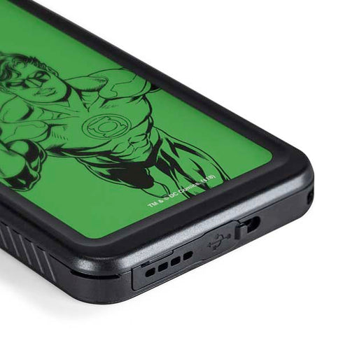 DC Comics Green Lantern Comic Pop Galaxy S24 Plus Waterproof Case