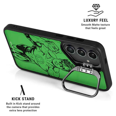 DC Comics Green Lantern Comic Pop Galaxy S25 Ultra Kickstand Case
