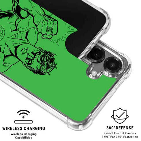 DC Comics Green Lantern Comic Pop Galaxy S26 Clear Case
