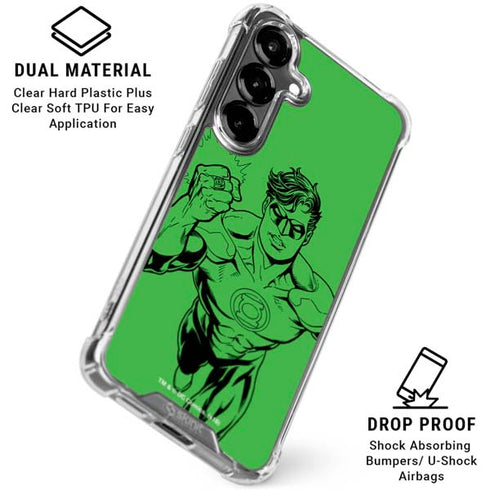 DC Comics Green Lantern Comic Pop Galaxy S26 Plus Clear Case