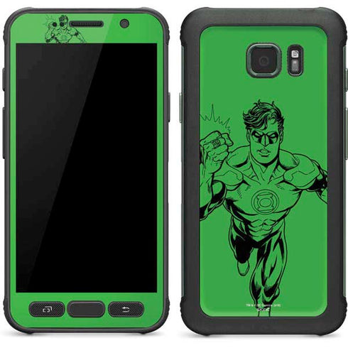 DC Comics Green Lantern Comic Pop Galaxy S7 Active Skin