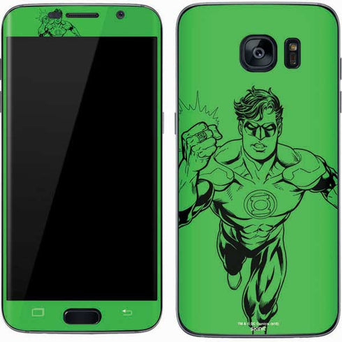 DC Comics Green Lantern Comic Pop Galaxy S7 Skin