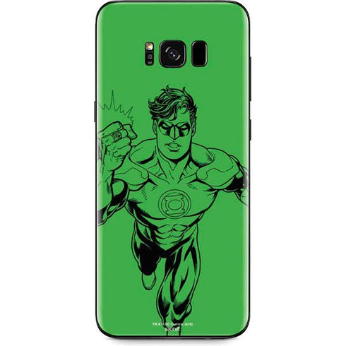 DC Comics Green Lantern Comic Pop Galaxy S8 Skin