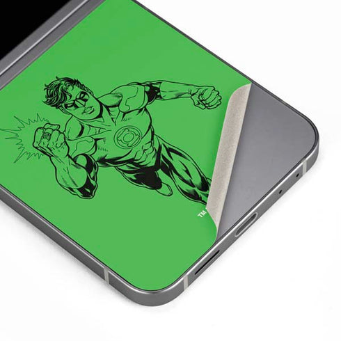 DC Comics Green Lantern Comic Pop Galaxy Z Flip6 Skin