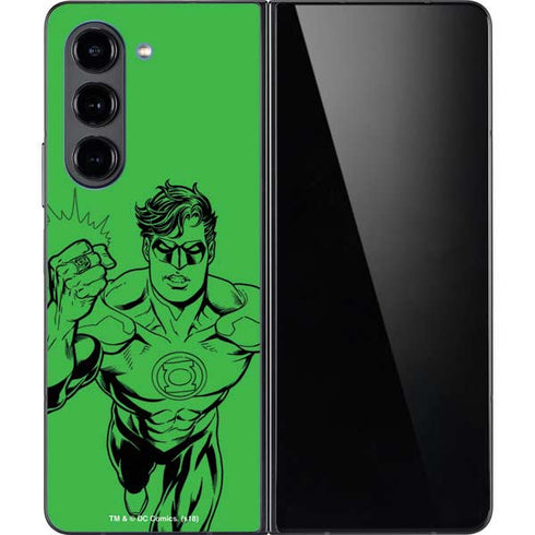 DC Comics Green Lantern Comic Pop Galaxy Z Fold5 5G Skin