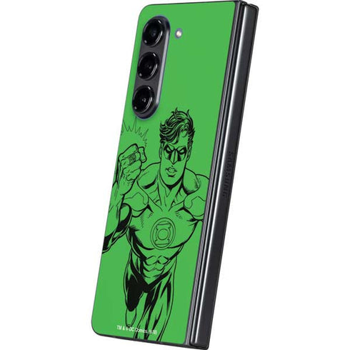 DC Comics Green Lantern Comic Pop Galaxy Z Fold5 5G Skin