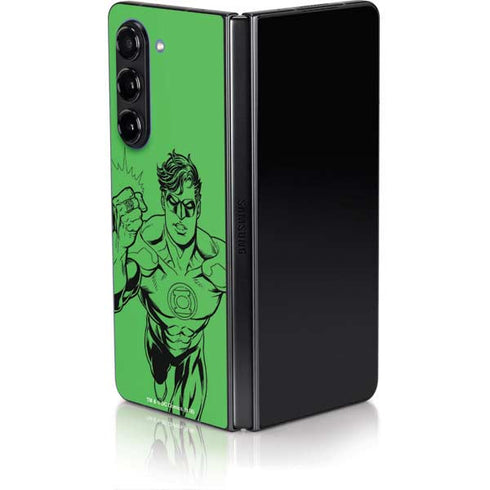 DC Comics Green Lantern Comic Pop Galaxy Z Fold5 5G Skin