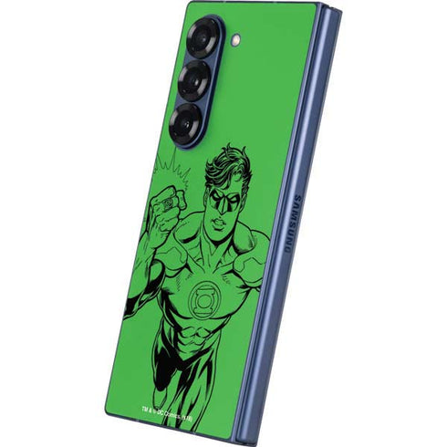 DC Comics Green Lantern Comic Pop Galaxy Z Fold6 Skin