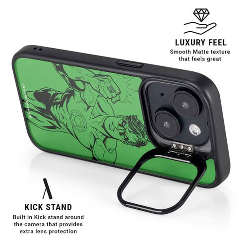 DC Comics Green Lantern Comic Pop iPhone 14 Plus Kickstand Case