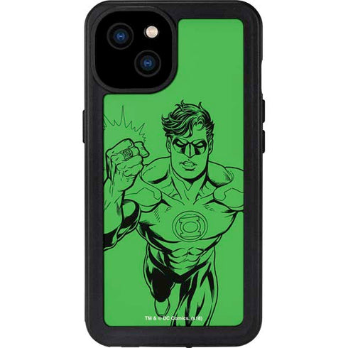 DC Comics Green Lantern Comic Pop iPhone 15 Plus Waterproof Case