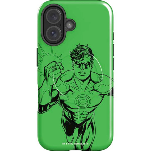 DC Comics Green Lantern Comic Pop iPhone 16 Magsafe Impact Case