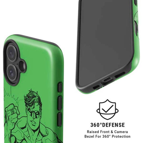DC Comics Green Lantern Comic Pop iPhone 16 Magsafe Impact Case