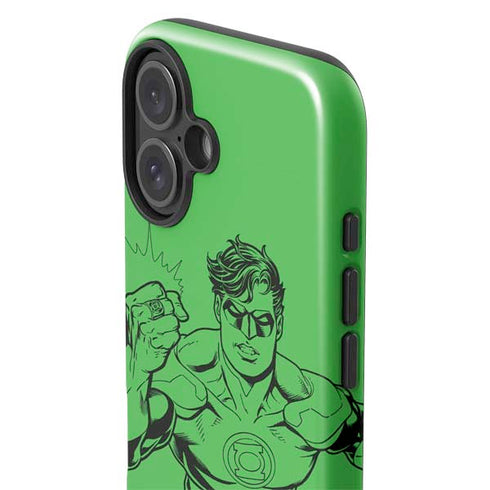 DC Comics Green Lantern Comic Pop iPhone 16 Plus Impact Case