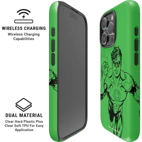 DC Comics Green Lantern Comic Pop iPhone 16 Pro Magsafe Impact Case