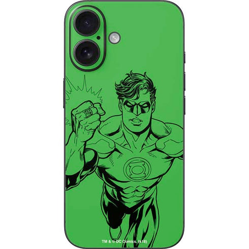 DC Comics Green Lantern Comic Pop iPhone 16 Skin