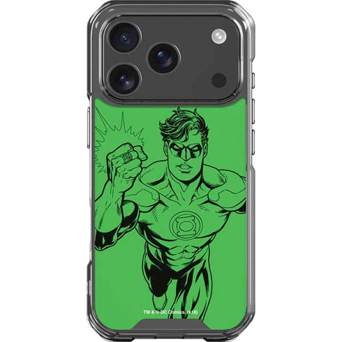 DC Comics Green Lantern Comic Pop iPhone 18 Pro Clear Case