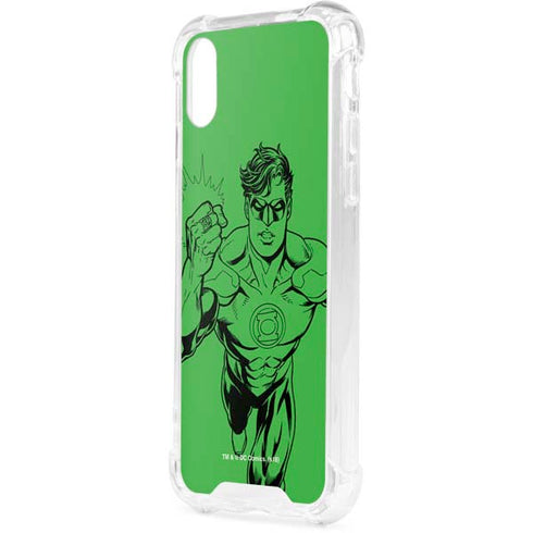 DC Comics Green Lantern Comic Pop iPhone XS Clear Case