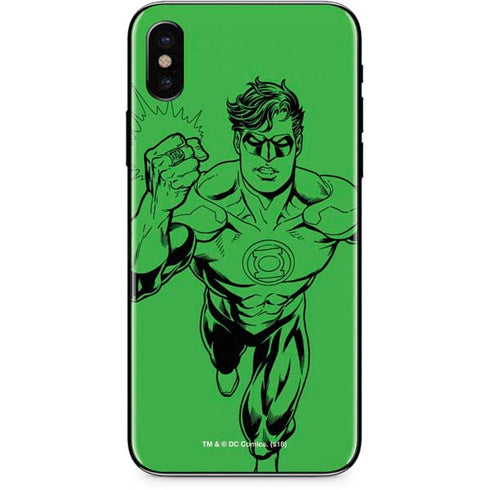 DC Comics Green Lantern Comic Pop iPhone XS Skin