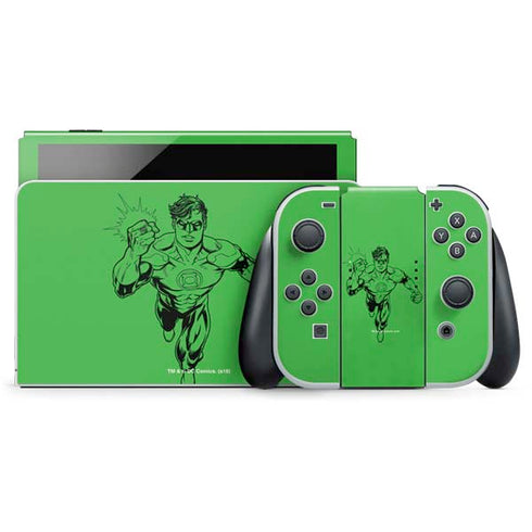 DC Comics Green Lantern Comic Pop Nintendo Skins