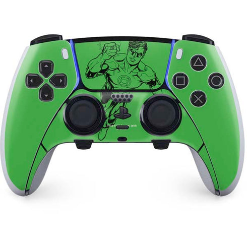 DC Comics Green Lantern Comic Pop PS5 DualSense Edge Pro Controller Skin