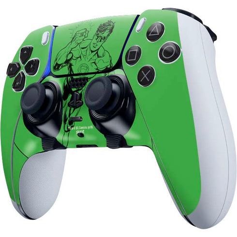 DC Comics Green Lantern Comic Pop PS5 DualSense Edge Pro Controller Skin