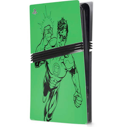 DC Comics Green Lantern Comic Pop PS5 Pro Console Skin