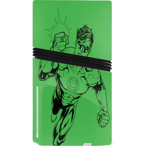 DC Comics Green Lantern Comic Pop PS5 Pro Disk Console Skin