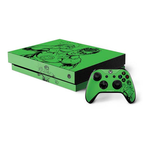 DC Comics Green Lantern Comic Pop Xbox One X Bundle Skin