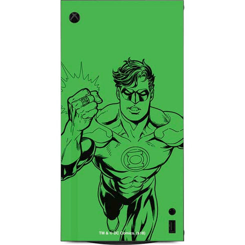 DC Comics Green Lantern Comic Pop XBox Series X Digital Edition Console Skin