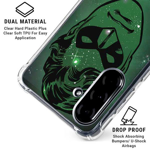 DC Comics Green Lantern Cosmic Portrait Galaxy A36 5G Clear Case