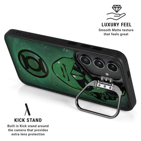 DC Comics Green Lantern Cosmic Portrait Galaxy S25 Kickstand Case