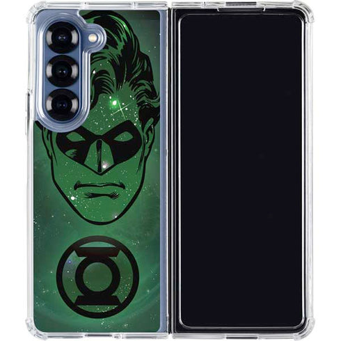 DC Comics Green Lantern Cosmic Portrait Galaxy Z Fold6 Clear Case