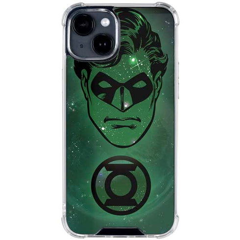 DC Comics Green Lantern Cosmic Portrait iPhone 15 Clear Case