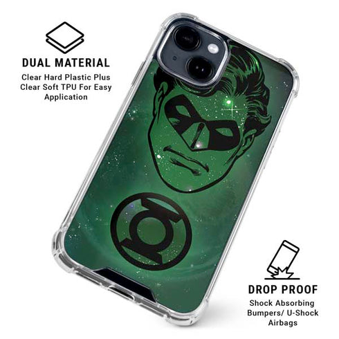 DC Comics Green Lantern Cosmic Portrait iPhone 15 Clear Case