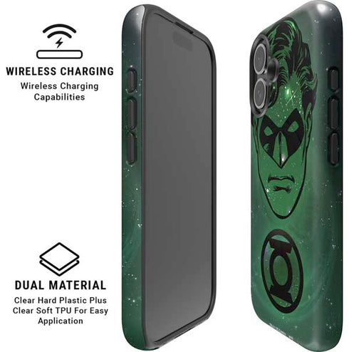 DC Comics Green Lantern Cosmic Portrait iPhone 16 Magsafe Impact Case