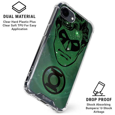 DC Comics Green Lantern Cosmic Portrait iPhone 16e Clear Case